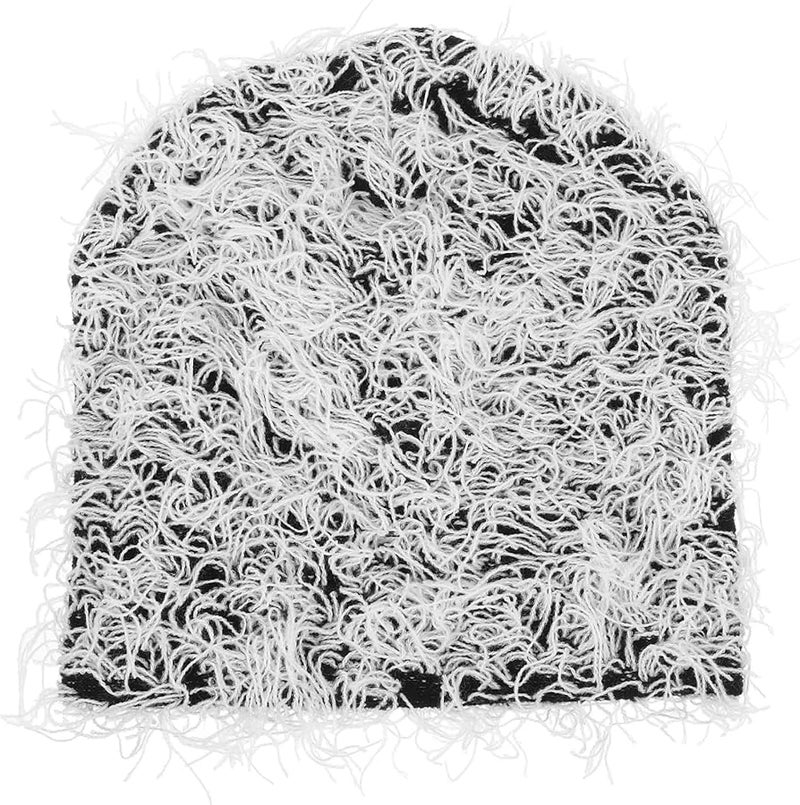 Womens Warm White Wool Knit Beanie Hat Cozy Winter Skull Cap - Image 1