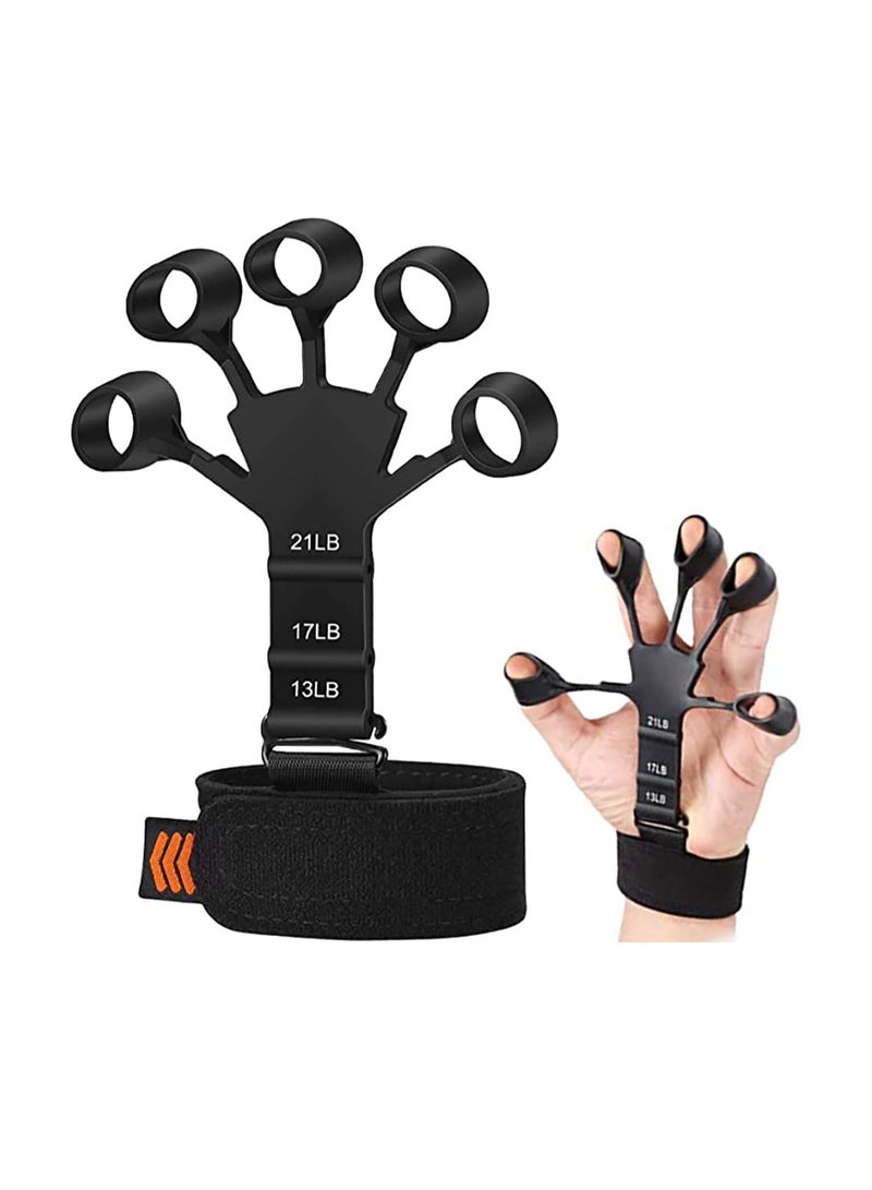 Finger Strengthener, Finger And Hand Strengthener, Grip Strength, Finger Exerciser,Trainer For Men And Women For Wrist Physcial Rehabilitation  - Image 1