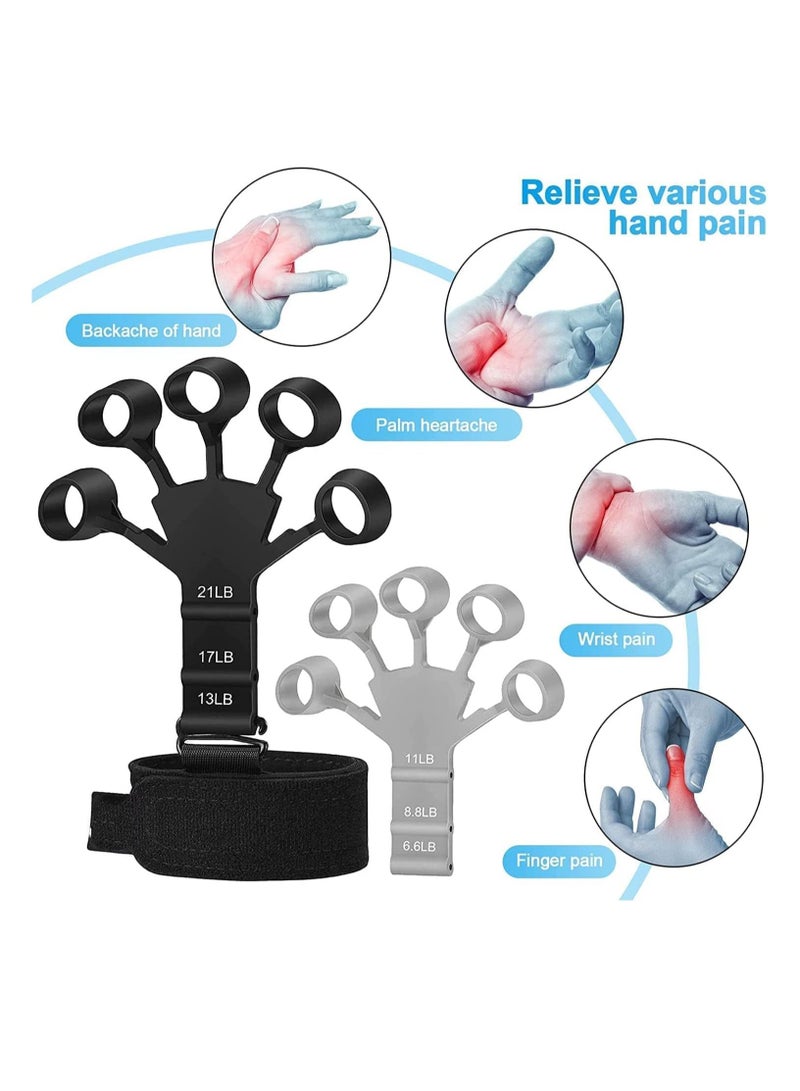 Finger Strengthener, Finger And Hand Strengthener, Grip Strength, Finger Exerciser,Trainer For Men And Women For Wrist Physcial Rehabilitation  - Image 4