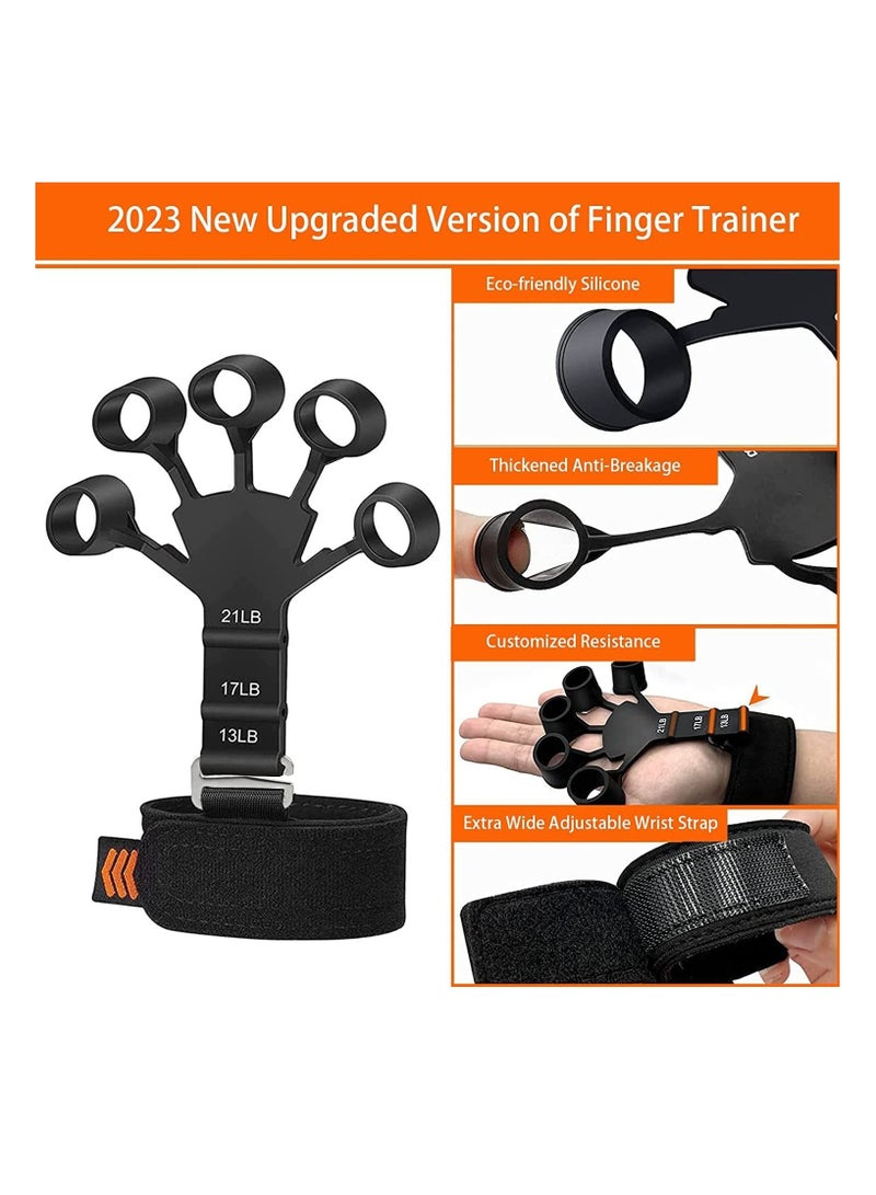 Finger Strengthener, Finger And Hand Strengthener, Grip Strength, Finger Exerciser,Trainer For Men And Women For Wrist Physcial Rehabilitation  - Image 2