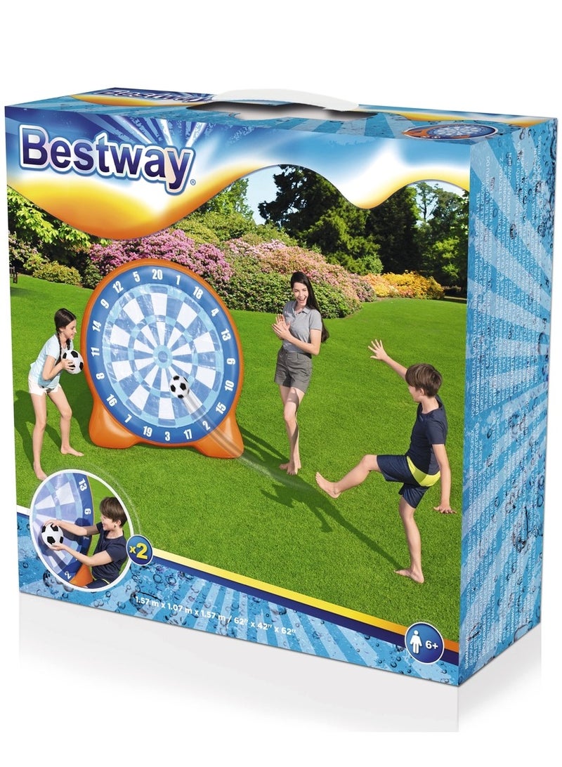 Bestway - Football Dartboard Air Blast Soccer 157x107x157 cm - 52307 - Image 1
