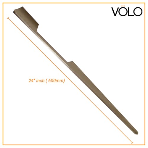 VOLO Aluminium Wardrobe Handle – Elegant Pull Handle for Wardrobe Doors, Cabinet Doors, and Drawers in Kitchen, Office, and Bedroom (Pack of 2 Pieces) (SAC-40 Satin 24 Inch (600mm)) - Image 2