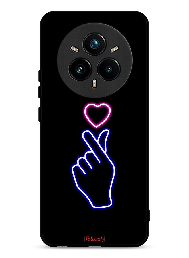 Tolwak Realme 14 Pro Plus 5G Protective Case Cover Snap Heart Art