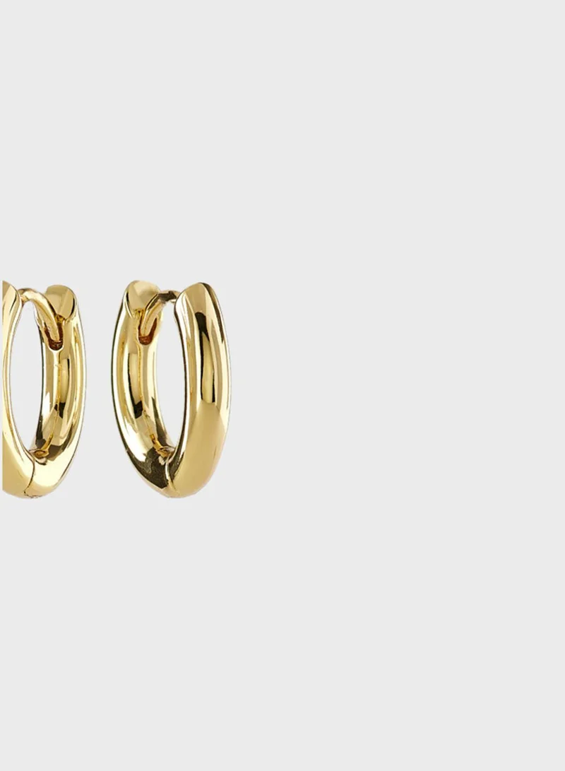 لوف اي جاي أقراط خطافية مصقولة