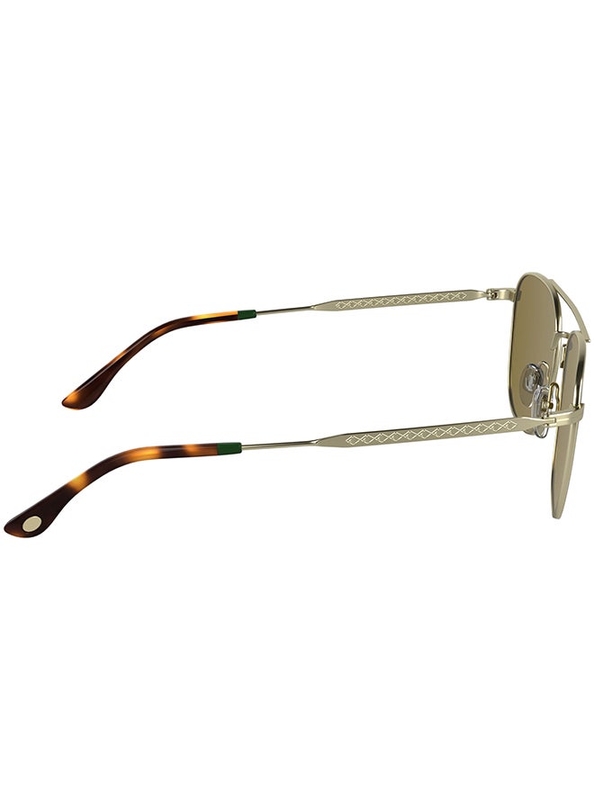 LACOSTE نظارات شمسية معدنية كاملة الإطار لاكوست L269S 5519 (710) ذهبية - Image 5