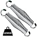 LONGADS 2Pcs Premium Porch Swing Springs,- 1250lbs Capacity Rust Resistant , Heavy-Duty Chrome Hammock Hanging Chair - Image 2