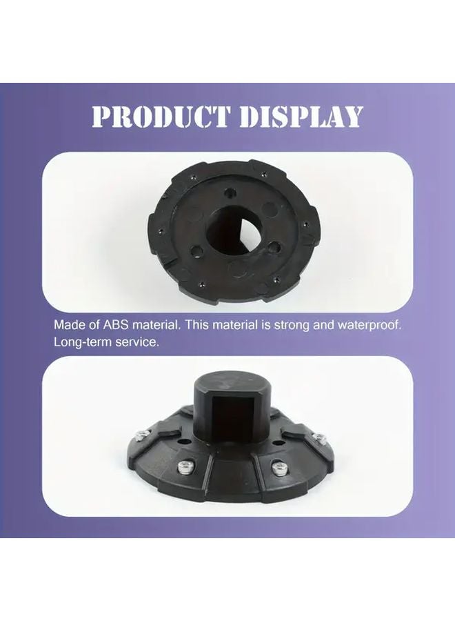 1pc ABS Antenna Base Cover Replacement With Outer Ring Washer For Jeep TJ JK JL JT Models - Image 5