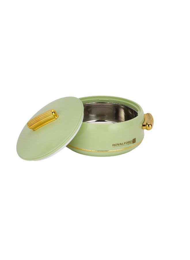 Royalford 1600ml Excelia Stainless Steel Insulated Hotpot- RF13014/ Food-Grade Hot and Fresh Casserole with Super PU Insulation Assorted Colors Assorted Colors 1600ml - Image 3