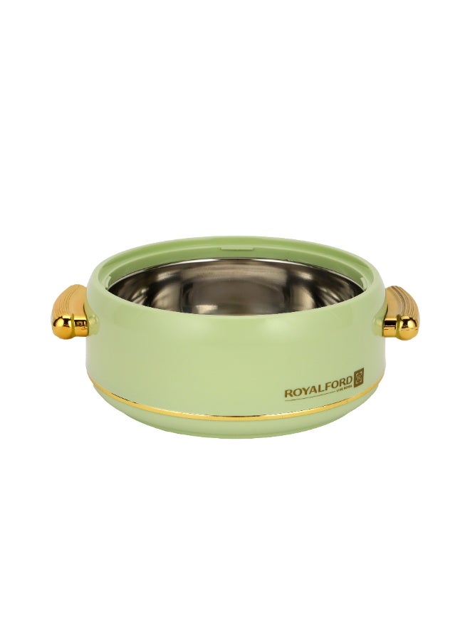 Royalford 1600ml Excelia Stainless Steel Insulated Hotpot- RF13014/ Food-Grade Hot and Fresh Casserole with Super PU Insulation Assorted Colors Assorted Colors 1600ml - Image 2