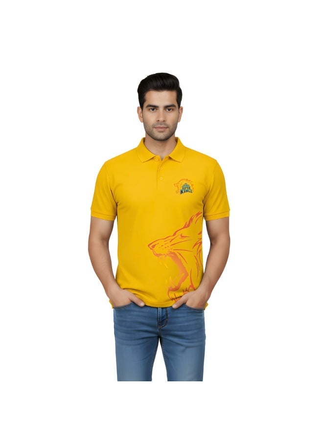 قميص تشيناي للكريكيت للرجال - تي شيرت Dhoni Dry-Fit للرجال - مثالي لمحبي تشيناي للكريكيت - Image 1