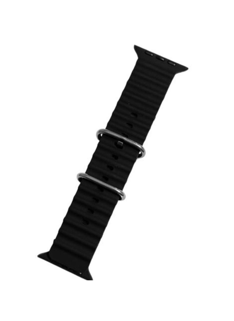 Generic - Ocean Strap For Apple Watch Band Size 42/44/45/49mm Silicone - Image 1