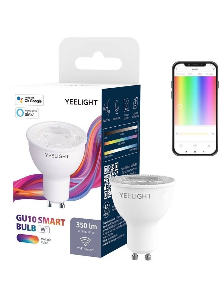 Yeelight GU10 Smart bulb (Multicolor) - Image 1