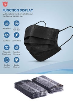 Dada Dada Face mask Single Black, Individually Packed  - Image 5