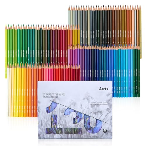 Arrtx 120 Soft Core Oil-Based Colored Pencils, Vibrant & Blendable Colors for Drawing, Sketching, Shading, Ideal for Artists, Beginners & Hobbyists - Image 1