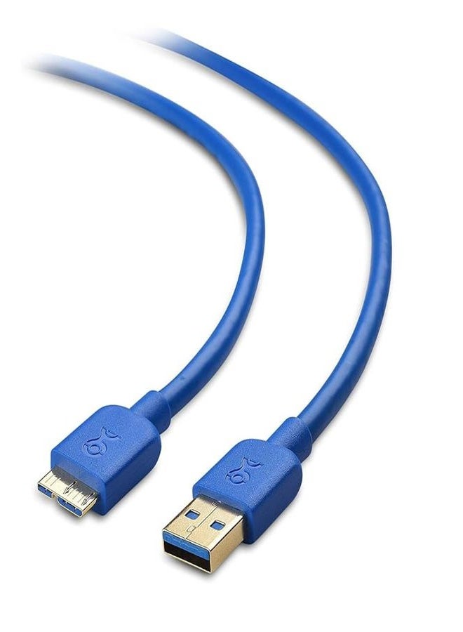 فوجيشكا كابل USB 3.0 من نوع A إلى Micro-B عالي السرعة، يدعم نقل بيانات حتى 5 جيجابت/ثانية، مثالي لتوصيل الأقراص الصلبة الخارجية وأجهزة التخزين الاحترافية.  - Image 2