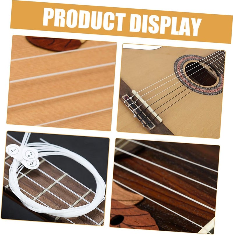 8pcs Nylon Ukulele Strings Set for Soprano Easy Installation Replacement Accessory for Various Ukulele Models for Beginners Experienced Players - Image 4