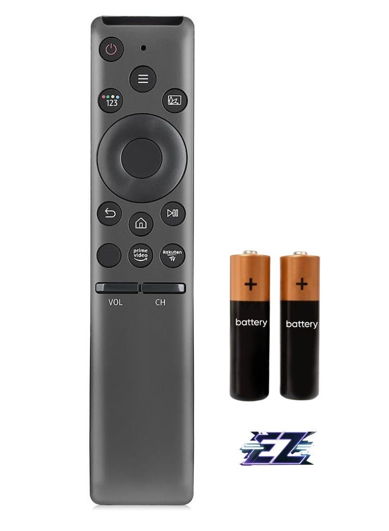PopZa Universal Replacement Remote Control for All Samsung LCD, LED, QLED, HDTV, 3D, 4K, 8K UHD TVs – Includes Netflix and Prime Video Buttons - Image 1