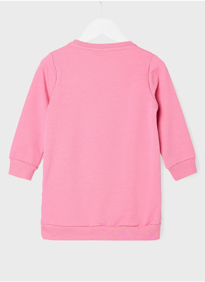 NAME IT - Kids Minnie Mouse Sweat Dress - Image 1