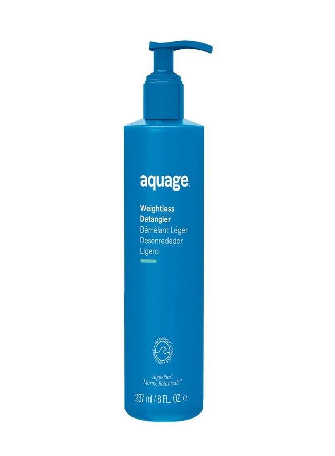 AQUAGE Weightless Detangler, Ultra-Light Conditioner, Hydrates and Restores Moisture Without Weighing Hair Down, Eliminates Tangles, 8 oz - Image 1