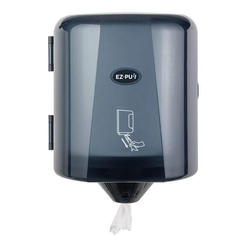 EZbrnd Wall Mount High Capacity Centerpull Paper Towel Dispenser for CommercialWashroomOfficeFoodService Pearl Black