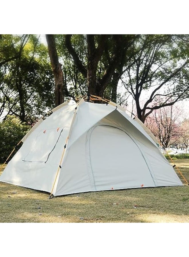 Arabest Camping Tent with  Camping Tent, Waterproof & Windproof Tent for Camping, Easy Set-Up Tent, Lightweight, Mesh Window Ventilation, for Backpacking, Hiking, Beach, Backyard - Image 4