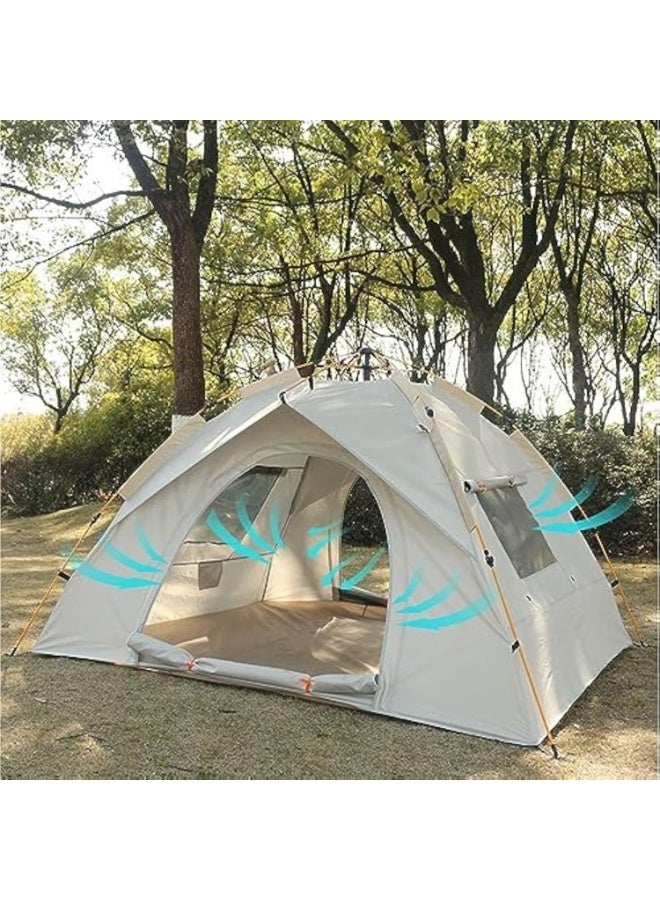 Arabest Camping Tent with  Camping Tent, Waterproof & Windproof Tent for Camping, Easy Set-Up Tent, Lightweight, Mesh Window Ventilation, for Backpacking, Hiking, Beach, Backyard - Image 2