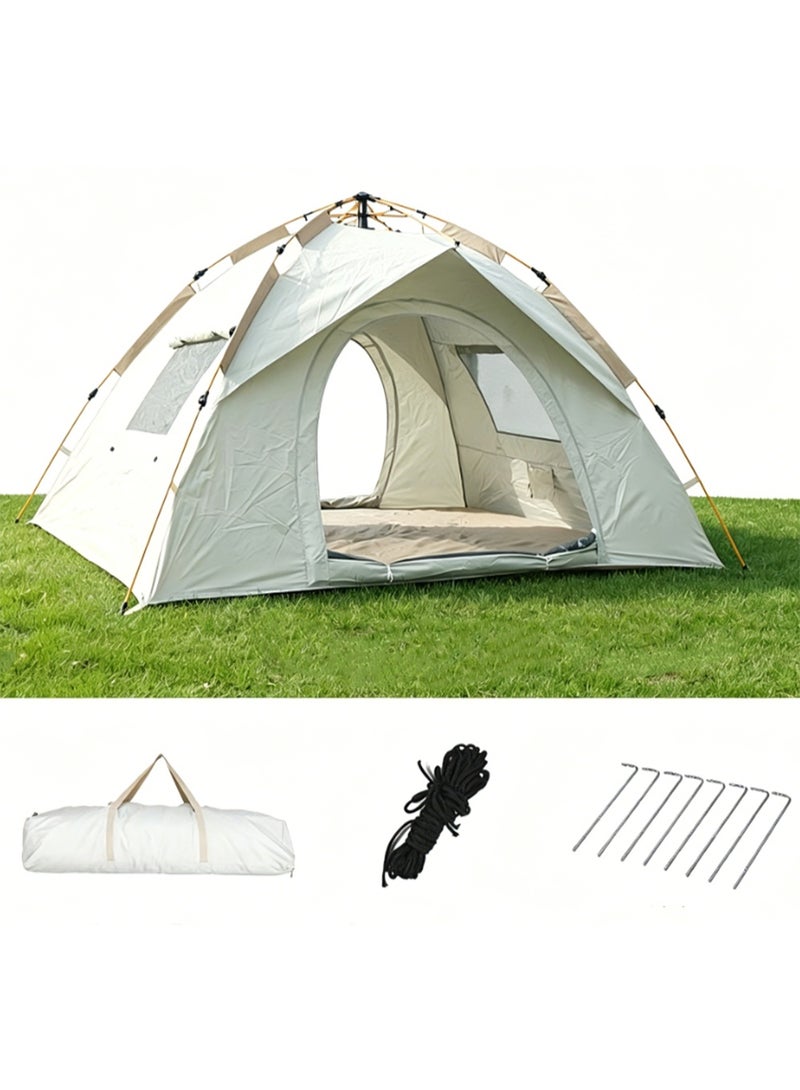 Arabest Camping Tent with  Camping Tent, Waterproof & Windproof Tent for Camping, Easy Set-Up Tent, Lightweight, Mesh Window Ventilation, for Backpacking, Hiking, Beach, Backyard - Image 1