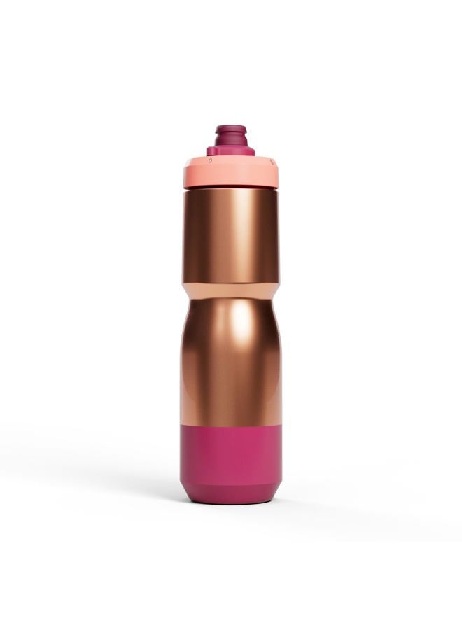 CAMELBAK Podium Steel Insulated Bike Water Bottle Mercury Blush, 22oz - Image 2