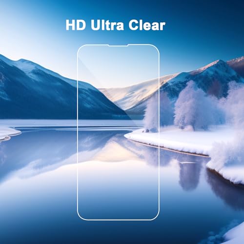 SIBEITU 3 Pack Screen Protector for iPhone 13 with 3 Pack Camera Lens Tempered Glass Protector, 6.1 Inch HD Clear Tempered Glass Film 9H Hardness Full Coverage, Scratch Resistent, No Air Bubbles - Image 4