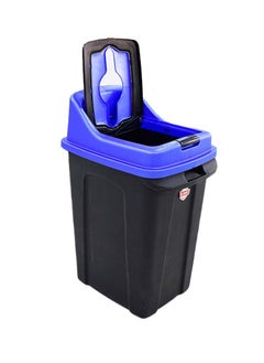 AKC Modern Re-Cycle Mix Top Garbage Bin 70 Liters Black & Blue  - Image 2