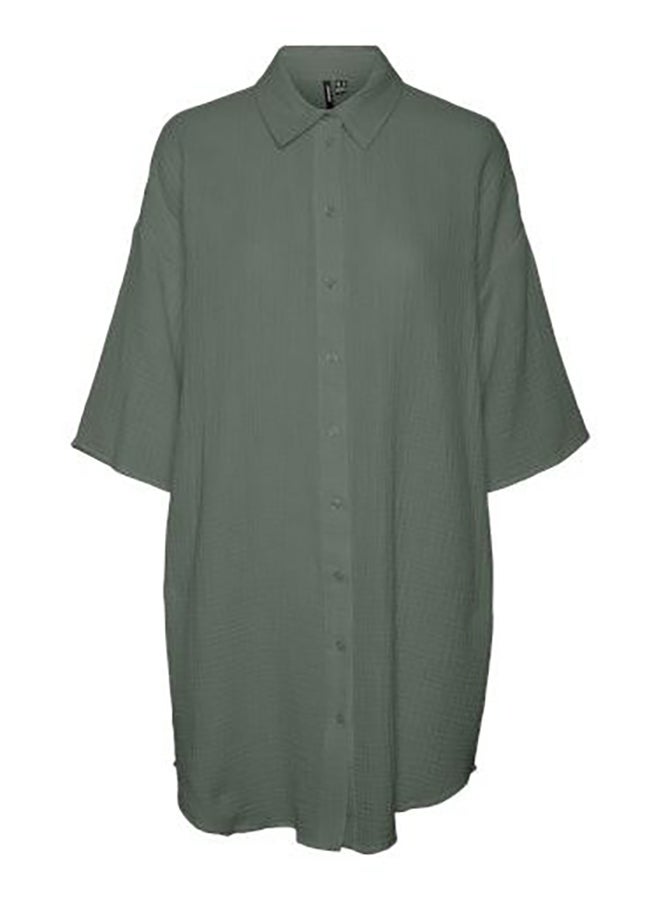 VERO MODA Vmnatali 3/4 Long Overshirt Wvn Noos - Image 5