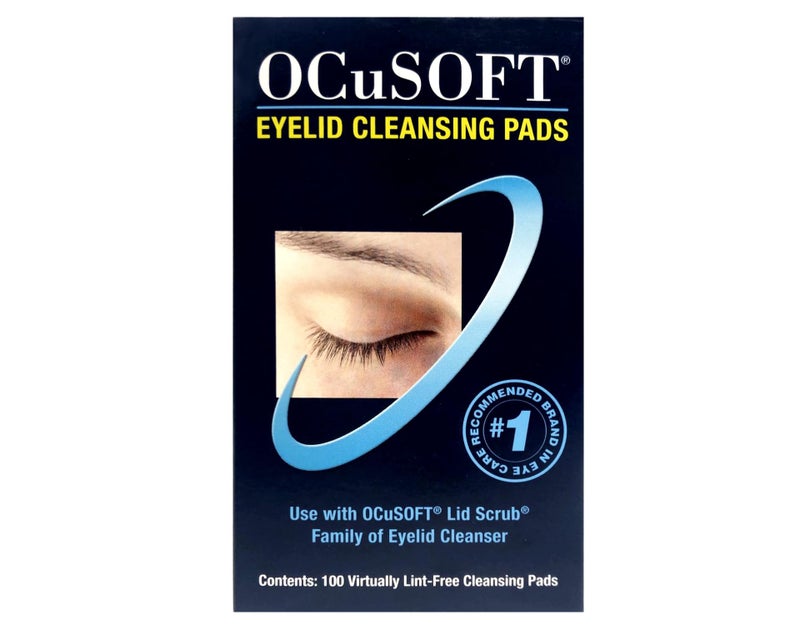 OCuSOFT Dry Replacement Pads for Eyelid Cleansing, 100 Count â€“ For Use with OCuSOFT Lid Scrub Cleanser (Sold Separately) - Image 5