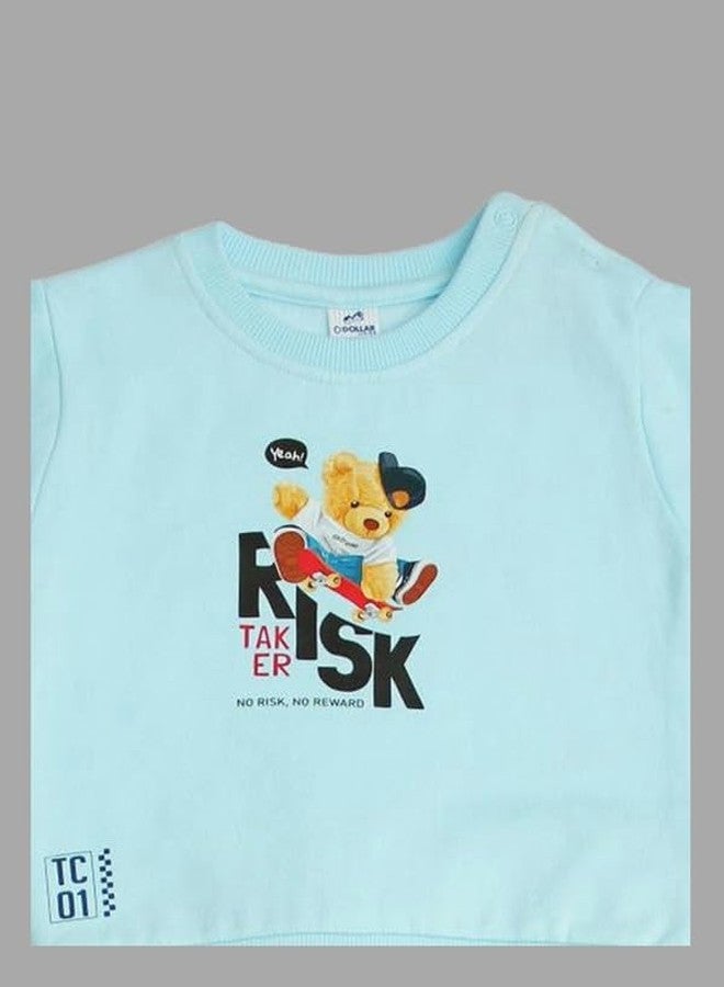 Dollar Junior Tiny Crews Baby Boys Casual T-Shirt Pant Set (KWRN10013_18-24M) Multicolour - Image 3