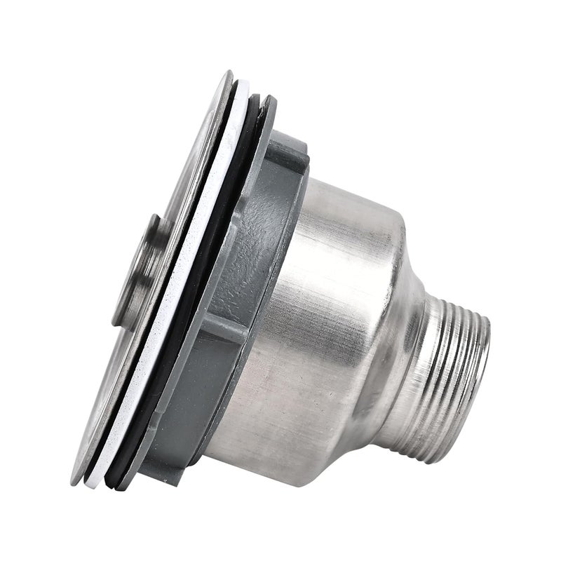 Prem's Prems Stainless Steel Kitchen Sink Drain Waste Coupling or Waste Jali Used in Kitchen Sink 304 Grade Stainless Steel Material with Under Basket 4 INCH Made in India Size 4 INCH - Image 2