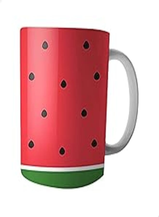 Watermelon Printed Ceramic Mug - Multi Color