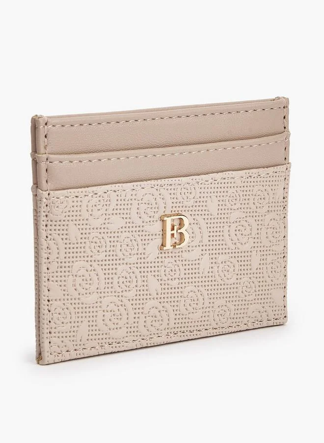 Flora Bella By Shoexpress Flora Bella Floral Textured Card Holder