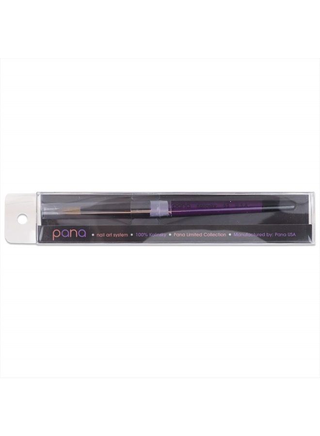 Pana Professional Purple Wood Kolinsky Acrylic Nail Brush (Size: 6, 8, 10, 12, 14, 16, 18, 20, & 22) Pana Brand 100% Pure Kolinsky Hair (Size 6) - Image 3