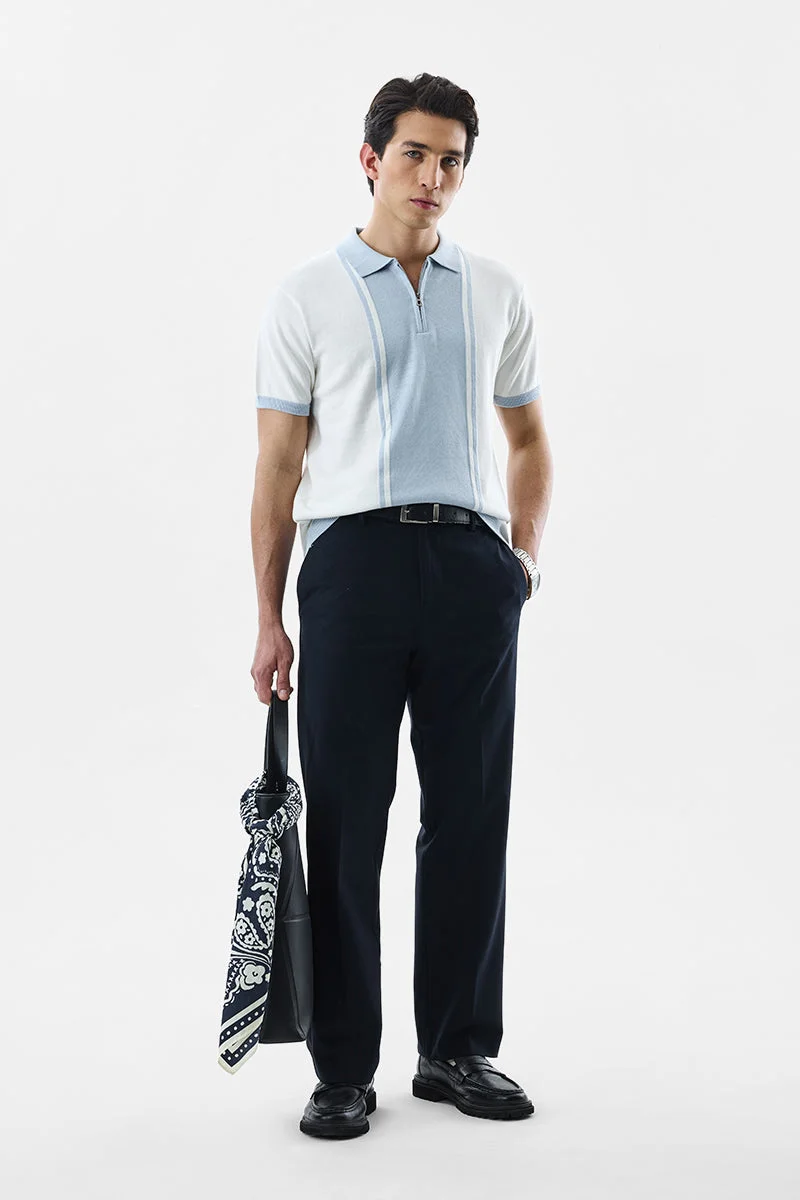 SNITCH Flared Regular Fit Luxe Trousers