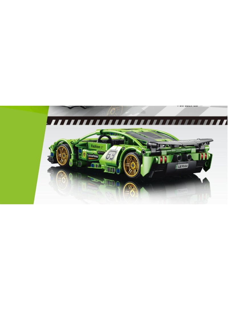 Lamborghini Verde - Escala 1:20 - 385 peças - Image 2