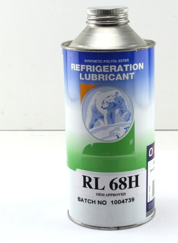 زيت كمبروسر RL 68H – زيت تبريد صناعي للكباسات بتقنية POE 68 |  1 لتر Emkarate RL 68H Compressor Oil – Synthetic POE Refrigerant Lubricant 68 for R134a Compressors | 1L