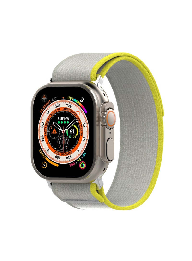 Soft Nylon Sport Bands Compatible with Apple Watch Ultra Strap 49mm (Watch Not Included) | Nylon Breathable Quick Release Watch Strap Accessories for Apple Watch Ultra Strap 49mm
