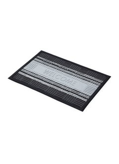 Status Contract Anti Slip Front Door Mat | Living Room Rug for Entrance Doors | New Rubber Floor Mats for Home (Black-Grey),38 x 58 Cm  - Image 3