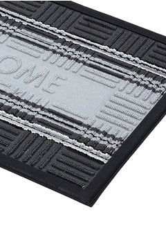 Status Contract Anti Slip Front Door Mat | Living Room Rug for Entrance Doors | New Rubber Floor Mats for Home (Black-Grey),38 x 58 Cm  - Image 4