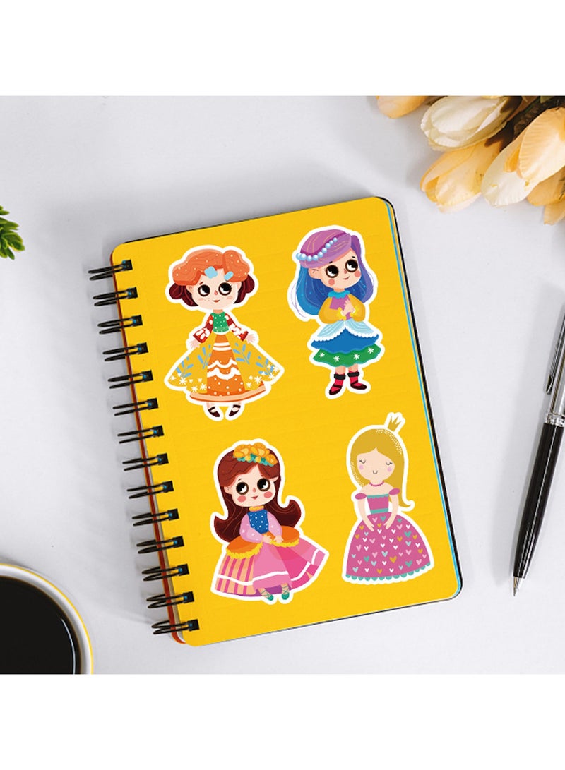 ORAINBOW 50Pcs Cute Princess Stickers for Water Bottles Laptop Aesthetic Stickers Vinyl Reward Anime Girl Stickers for Kids Boys Teens Ideal for Decorating for Mug Guitar Journaling Luggage - Image 5