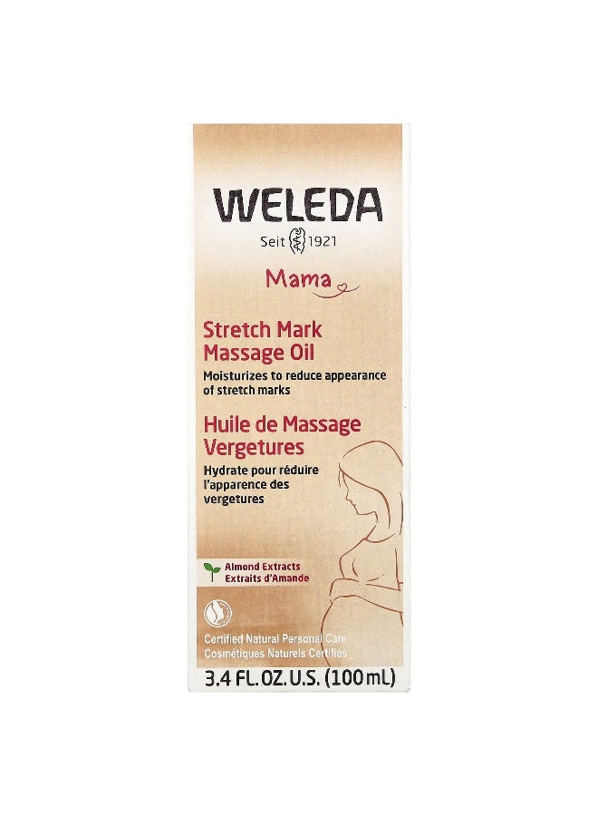 Weleda, Mama, Stretch Mark Massage Oil, Almond Extracts, 3.4 fl oz (100 ml) - Image 2