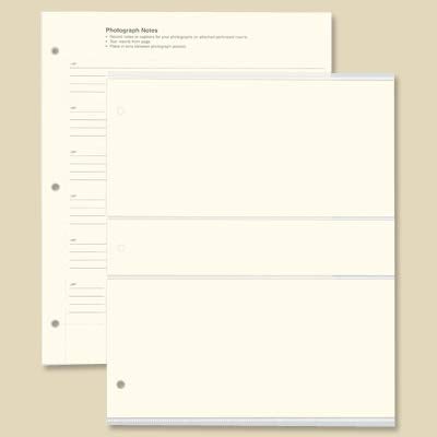 Gallery Leather Gallery Album Photo Pocket Page Refill - Fits 4x6" Photos - Item# 11018 - Image 2