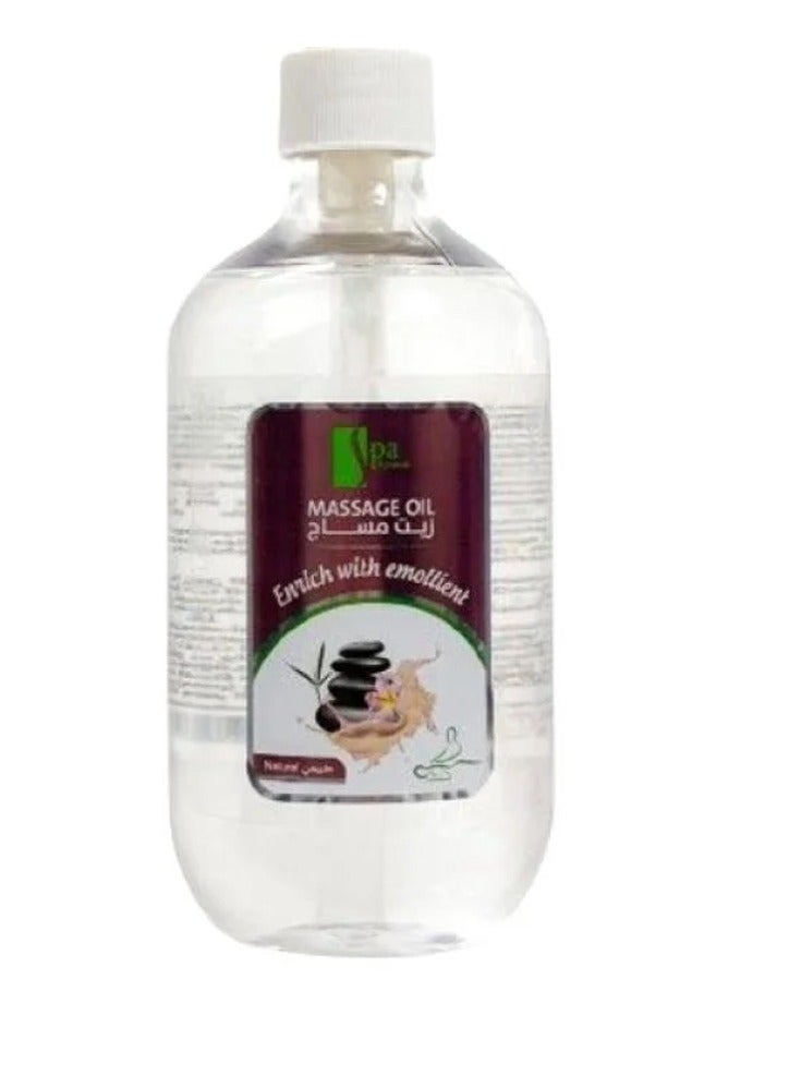Spa System NATURAL Massage Oil 500 ml - Image 1