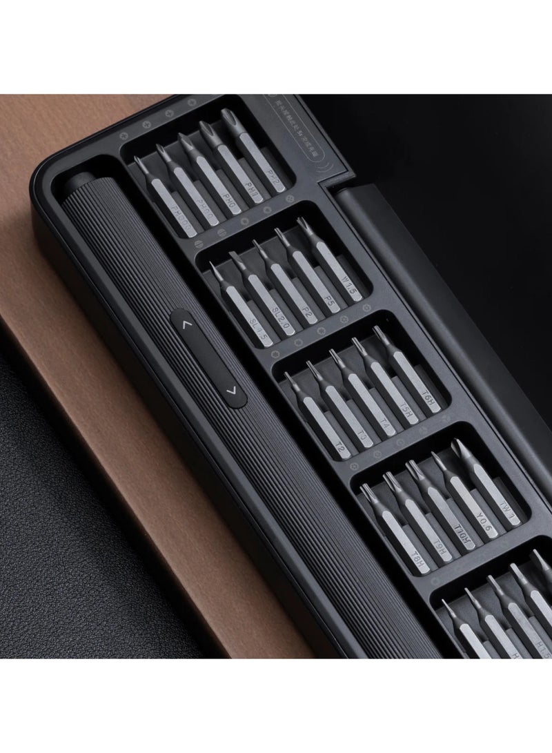 HOTO HOTO Electric Precision Screwdriver Set, 25 in 1 Magnetic Small Screwdriver Set, Mini Electric Screwdriver Set for Eyeglasses, Electronics, Watches, Phones, Laptops, Cameras Repair Kit  - Image 1