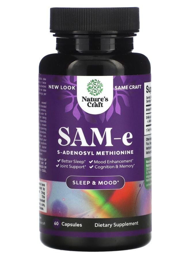 Nature's Craft SAMe 60 Capsules