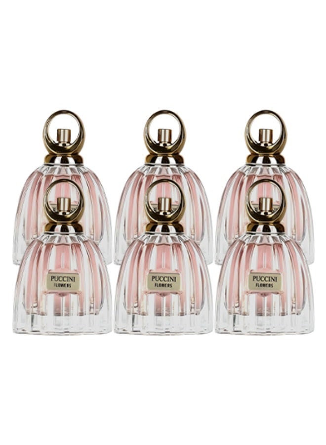 بوشيني 6 قطع عطر بوتشيني فلاورز باريس للنساء 100 مل - Image 1
